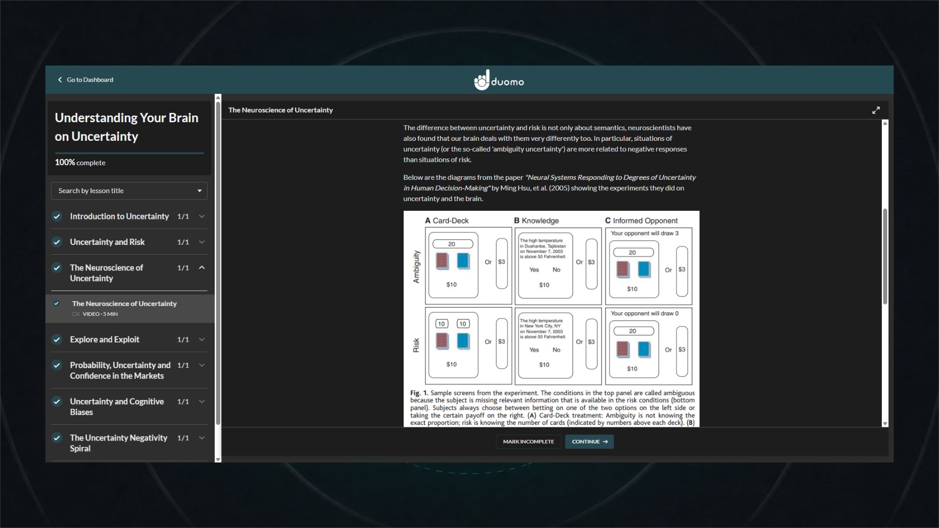 Text modules and diagrams